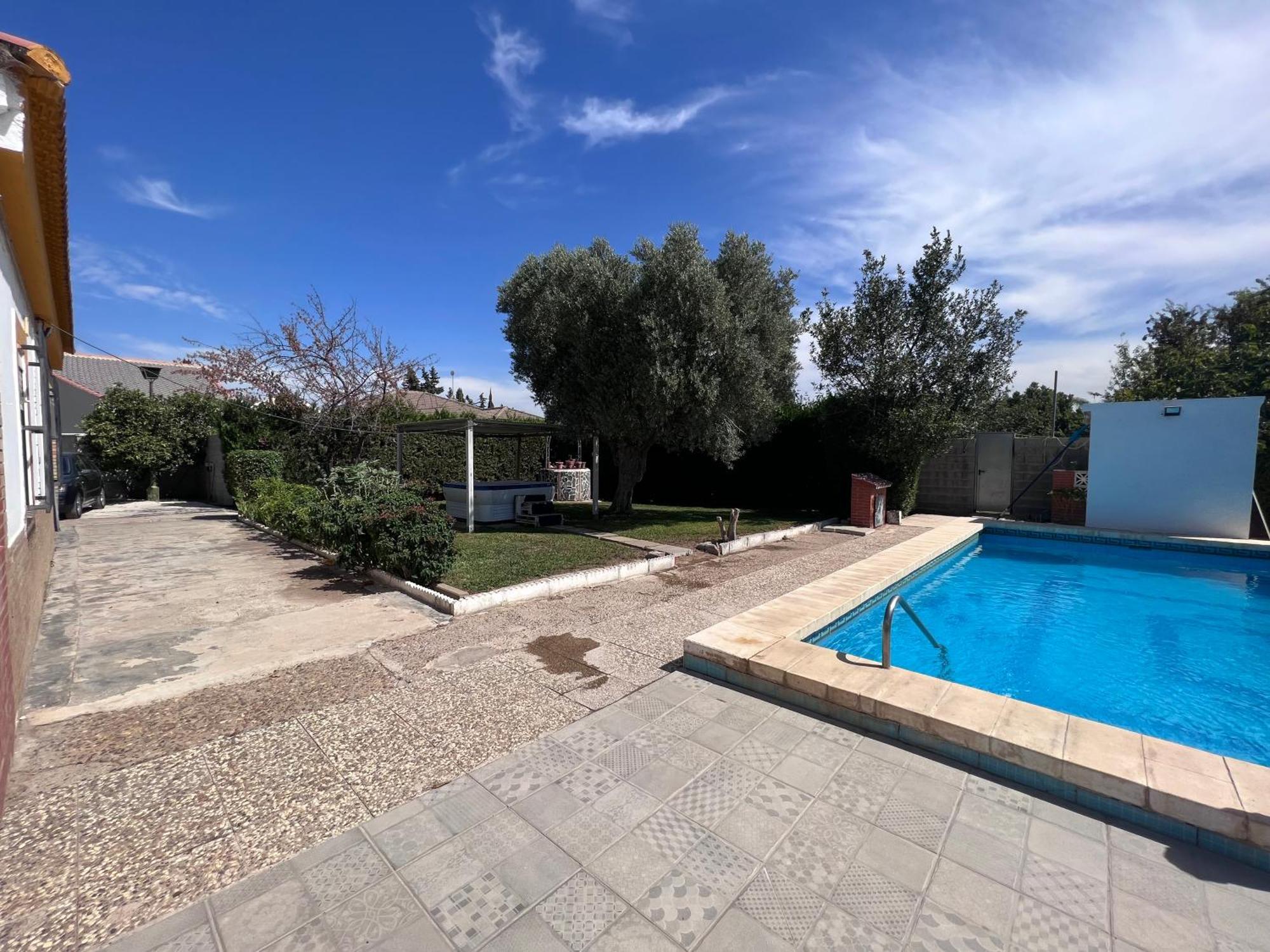 Chalet Piscina Jakuzzi Sevilla Hacienda de Tarazona Eksteriør bilde